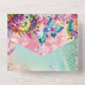 Party Einladung Fairy Forest (Rückseite)