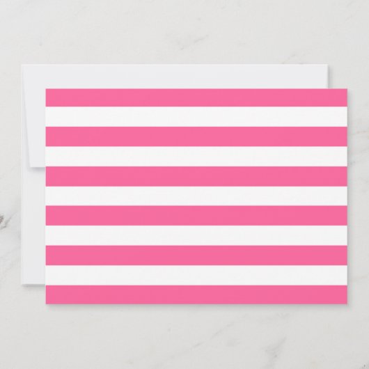 Party Einladung Flamingo Tropischer Ananas (Rückseite)