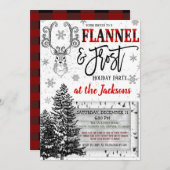 Party Einladung Flankel und Frost (Vorne/Hinten)