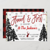 Party Einladung Flankel und Frost (Vorne/Hinten)