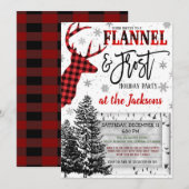 Party Einladung Flankel und Frost (Vorne/Hinten)