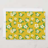 Party Einladung Frangipani Hawaiian Luau (Rückseite)