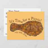 Party Einladung "Fricken Picnic Cookout" (Vorne/Hinten)