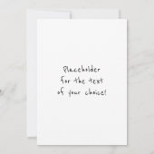 Party Einladung: Frog lädt Sie ein vorbei! Save The Date (Rückseite)