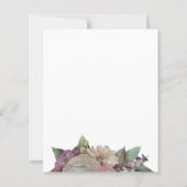 Party Einladung für Blumenbearbeitung (Rückseite)