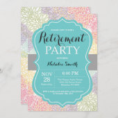 Party Einladung für Blumenruhe (Vorne/Hinten)