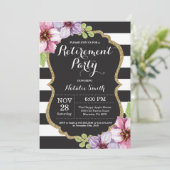 Party Einladung für Blumenruhe (Stehend Vorderseite)