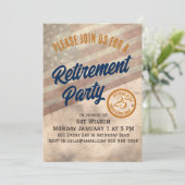 Party Einladung für das Militärruhestand (Stehend Vorderseite)