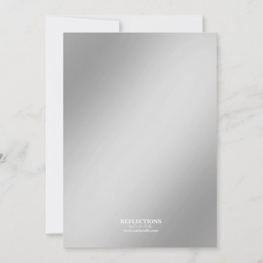 Party Einladung für das Militärruhestand (Rückseite)