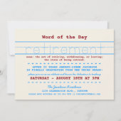 Party Einladung für das Rentenalter (Vorderseite)