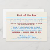 Party Einladung für das Rentenalter (Vorne/Hinten)