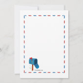 Party Einladung für das Ruhegehalt von Postbetreib (Rückseite)