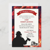 Party Einladung für das Ruhen von Feuerwehren (Vorderseite)