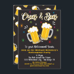 Party Einladung für das Ruhestand von Cheers und B<br><div class="desc">Phantastische Party Einladungen für die Beers Rentirement. Großes Retro-angesagtes Ambiente. Benötigen Sie Hilfe beim Layout,  schicken Sie mir einfach eine E-Mail an tkatz@me.com Toll für jeden Meilenstein Geburtstag,  30.,  40.,  50.,  60.,  70.,  80. oder mehr! Wechsel zu einer von McBooboos gezeichneten Alters-Illustration</div>