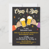 Party Einladung für das Ruhestand von Cheers und B (Vorderseite)