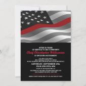 Party Einladung für das Ruhestand von Feuerwehrleu (Vorderseite)