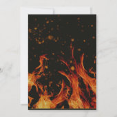 Party Einladung für das Ruhestand von Feuerwehrleu (Rückseite)