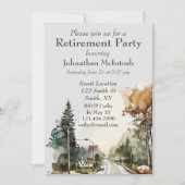 Party Einladung für das Zurückhalten von Wasserfar (Vorderseite)