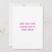 Party Einladung für den afrikanischen Wellness-Cen (Rückseite)