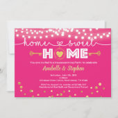 Party Einladung für den Hausbau (Vorderseite)