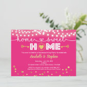 Party Einladung für den Hausbau (Stehend Vorderseite)