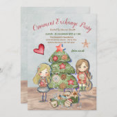 Party Einladung für den Jugendaustausch (Vorne/Hinten)