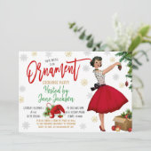 Party Einladung für den Jugendaustausch (Stehend Vorderseite)