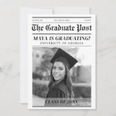 Party Einladung für die Abdeckung von Zeitungen mi (Vorderseite)