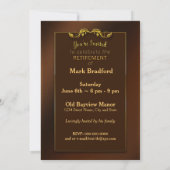 Party Einladung für die Altersversorgung - Foto/Na (Rückseite)