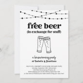 Party Einladung für die Bechterwärmung (Vorderseite)