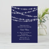 Party Einladung für die Beleuchtung von Schiffen (Stehend Vorderseite)