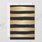 Party Einladung für die benutzerdefinierte Marine (Rückseite)