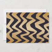 Party Einladung für die benutzerdefinierte Marine  (Rückseite)