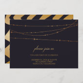 Party Einladung für die benutzerdefinierte Marine (Vorne/Hinten)