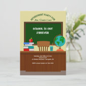 Party Einladung für die berufliche Altersversorgun (Stehend Vorderseite)