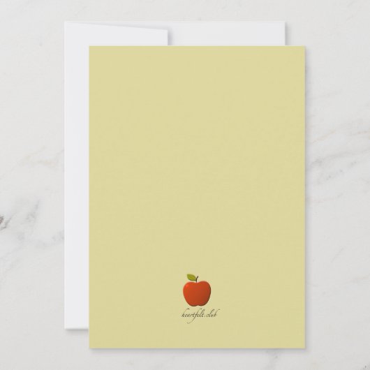 Party Einladung für die berufliche Altersversorgun (Rückseite)