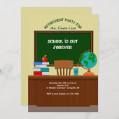 Party Einladung für die berufliche Altersversorgun (Vorne/Hinten)