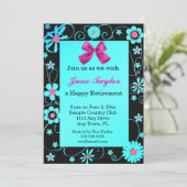 Party Einladung für die Blumenbewirtschaftung (Stehend Vorderseite)