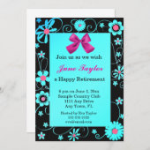 Party Einladung für die Blumenbewirtschaftung (Vorne/Hinten)