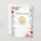 Party Einladung für die Haushaltserwärmung, neue Z (Rückseite)