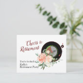 Party Einladung für die Musikverrentung Postcard (Stehend Vorderseite)