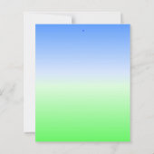 Party Einladung für die Ostereier (Rückseite)