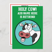 Party Einladung für die Ruhestandsregelung für Hei (Vorne/Hinten)