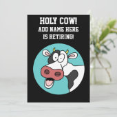 Party Einladung für die Ruhestandsregelung für Hei (Stehend Vorderseite)