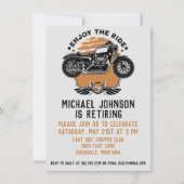 Party Einladung für die Ruhestandsregelung für Mot (Vorderseite)