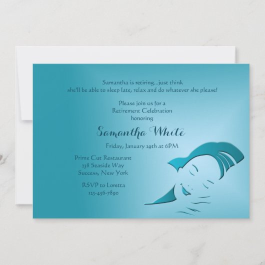 Party Einladung für die Verspätung bei der Altersv (Vorderseite)