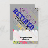 Party Einladung für die vorübergehende Verwendung (Vorne/Hinten)