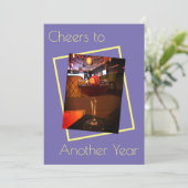 Party Einladung für ein weiteres Jahr (Stehend Vorderseite)