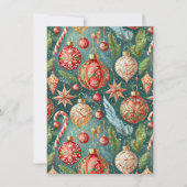 Party Einladung für Feiertage (Vorderseite)