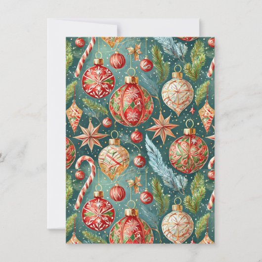 Party Einladung für Feiertage (Vorderseite)